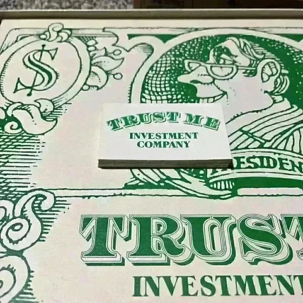 Vintage 1981 TRUST ME Board Game Replacement Game Cards -20